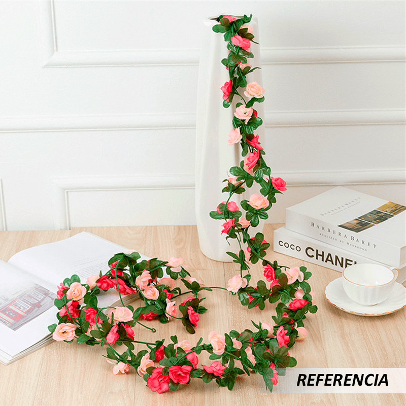 Guirnalda de flores artificiales - Imagen 4