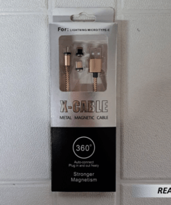 Cable multifuncional magnético de 3 puntas