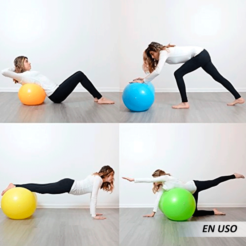 Pelota de pilates de cacahuate - Imagen 5