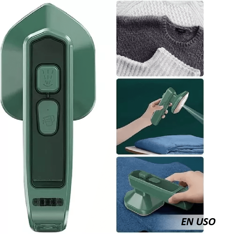 Plancha mini de vapor Bivolt para ropa con base antiadherente - Imagen 5