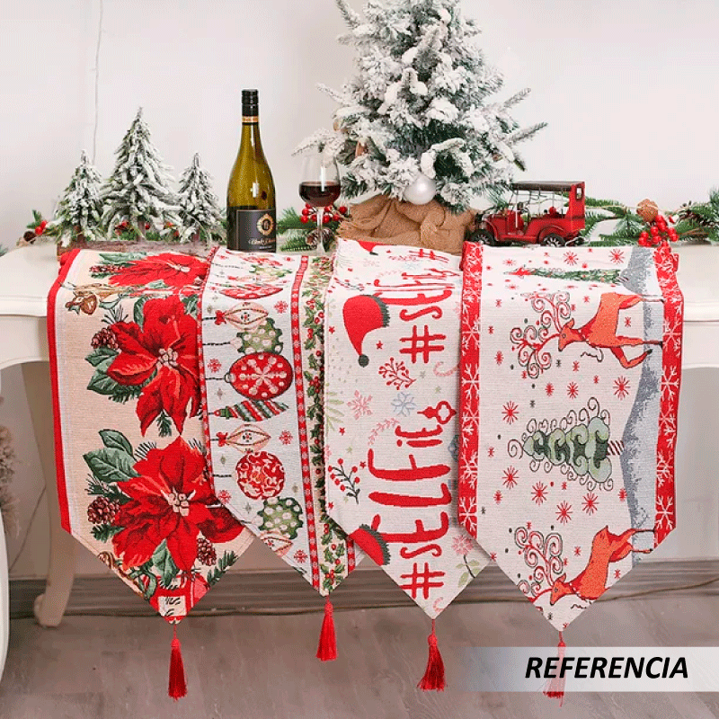 Camino de mesa navideño - Imagen 4