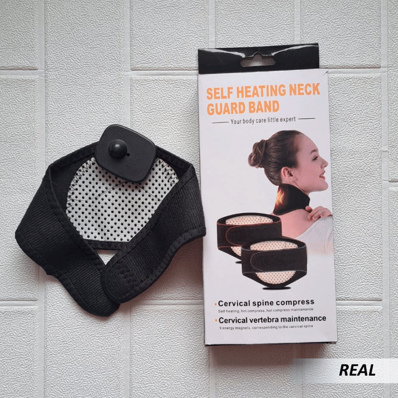 Almohadilla autocalentable cervical