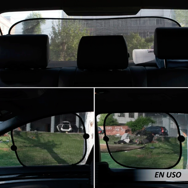 Parasol plegable de auto de malla - Imagen 5