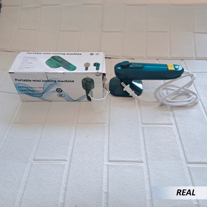 Plancha mini de vapor Bivolt para ropa con base antiadherente - Imagen 3