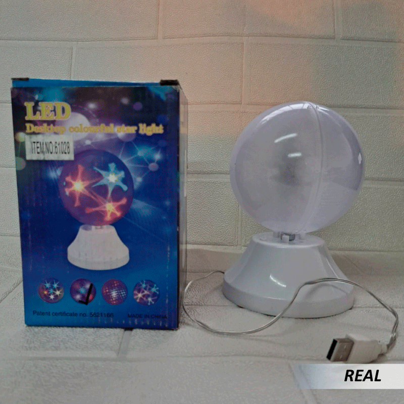 Lampara led desktop colourful star light - Imagen 3