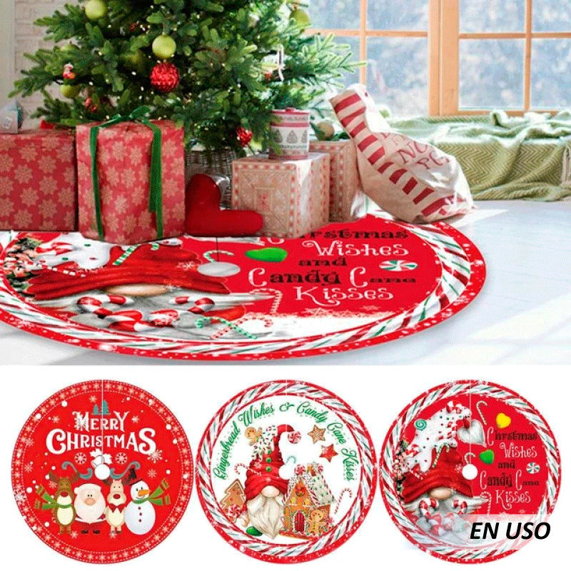 Pie de árbol 120cm navideño - Imagen 5
